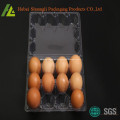 caixa de ovos de plástico transparente